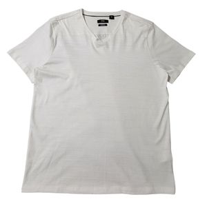 Hugo BOSS Men's Regular Fit V-neck White Short Sleeves Basic‎ T-shirt